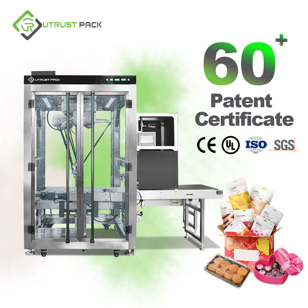 มือกล4แกนที่ยืดหยุ่นพร้อมเครื่องมือที่ปรับแต่งได้สำหรับการเรียงลำดับอุตสาหกรรมอาหาร