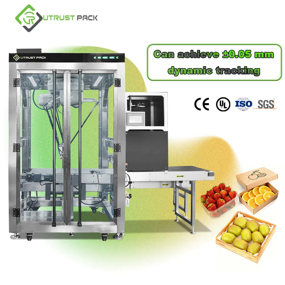 Industrial robot parallel robot delta robotic arm food sorting - Automated Control System - foodmachtech