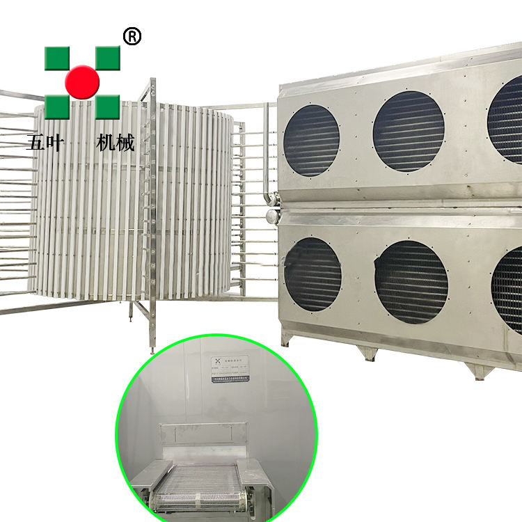 Congélateur en spirale IQF de haute qualité-Congélation rapide commerciale pour la viande, les fruits de mer et la crème glacée