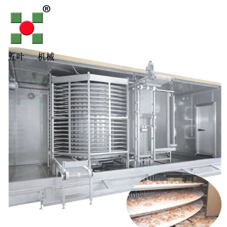 1000KG/H and 2000KG/H and so on Food Spiral Quick Freeze Machine Commercial Mechanical Frezer Machine - Iqf Freezer - foodmachtech