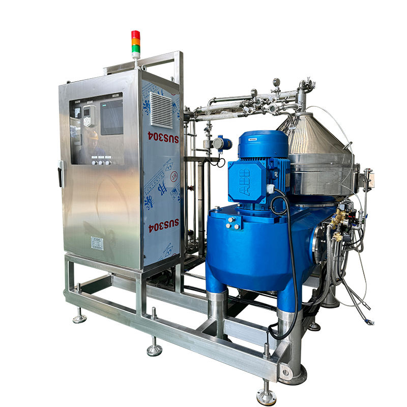 آلة فصل الحليب بالطرد المركزي لضمان الجودة ، آلة فصل الحليب من نوع وعاء القرص