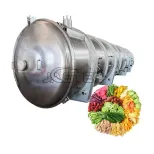 380v 50Hz Steam and Electric Heating 150kg/batch Lyophilization Machine for Freeze-dried Shiitake Mushrooms - Fruit & Vegetable Cold Storage - foodmachtech