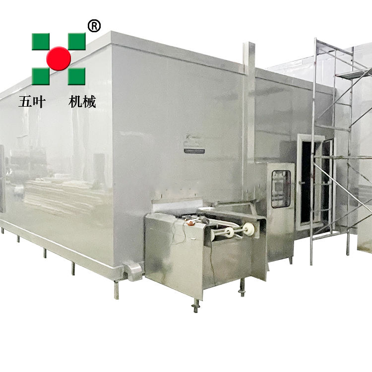 Congélateur rapide de spirale commerciale de nourriture-machine de congélation mécanique IQF de la capacité 1000/2000 KG/H