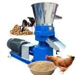Uso grande de la granja de la alta productividad 32kw de la máquina de la pelotilla del pienso del motor diesel del acero inoxidable de Nong Jieli - Pellet Crusher - foodmachtech