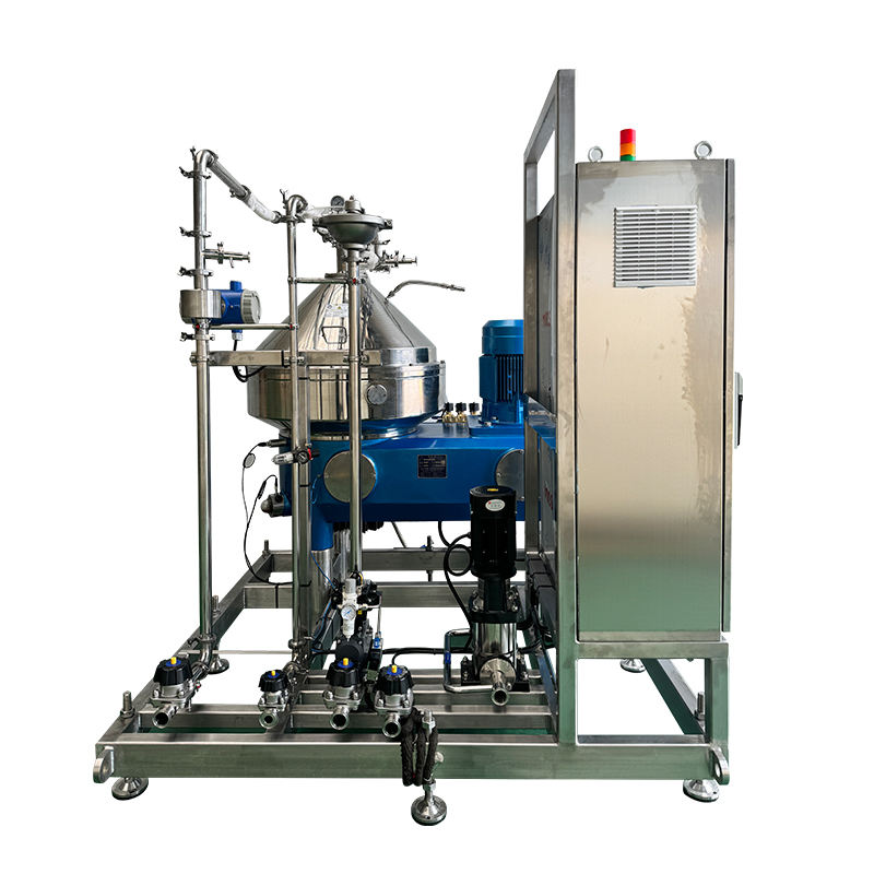 آلة فصل الحليب الأوتوماتيكية عالية الكفاءة ، فاصل الطرد المركزي للحليب والألبان ، آلة فصل الدهون بالحليب