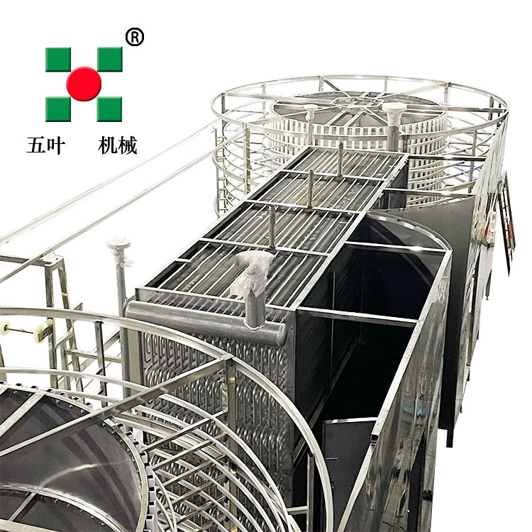 Congélateur rapide de spirale commerciale de nourriture-machine de congélation mécanique de 1000/2000 KG/H IQF