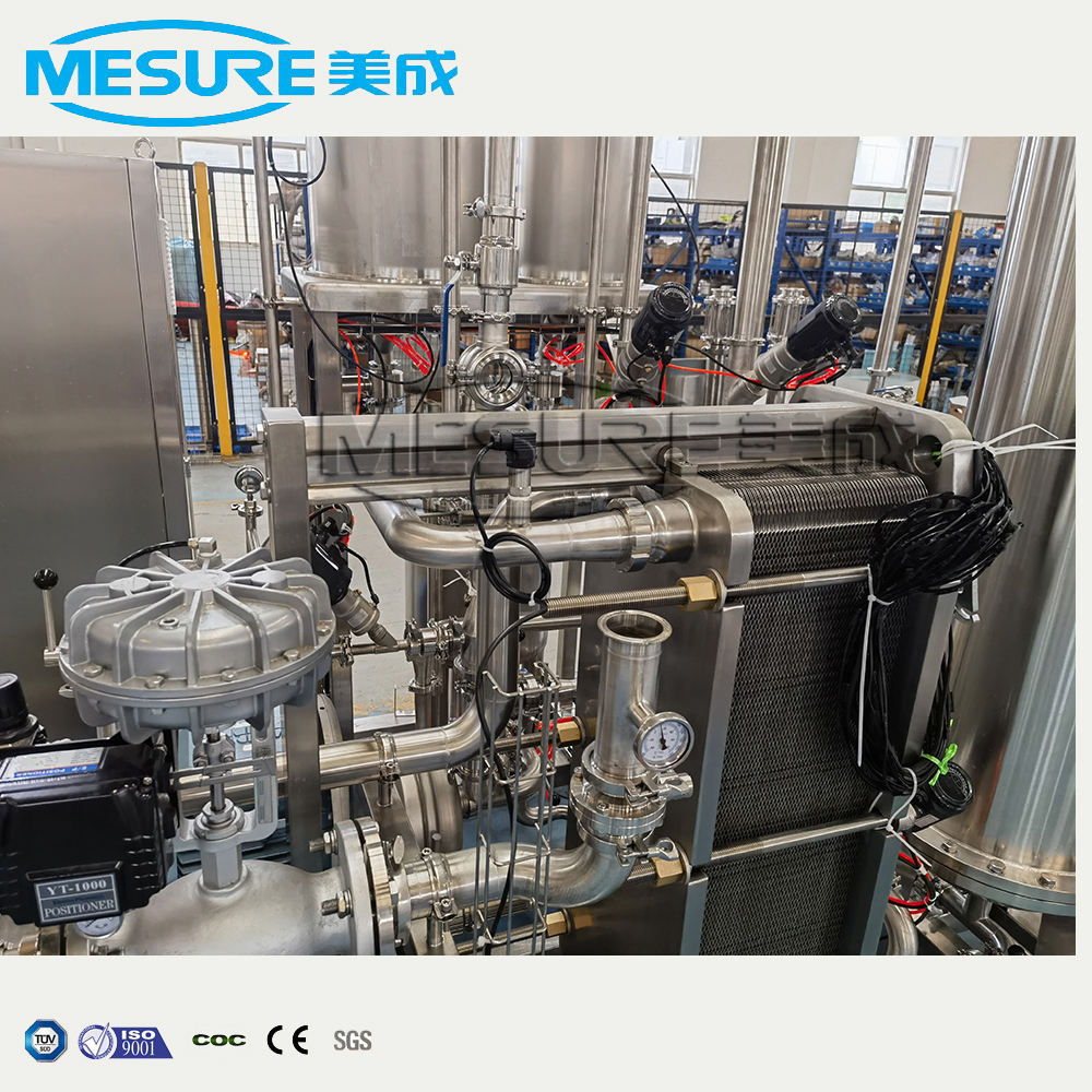 30 años de mezcladores de fabricación de línea de producción láctea líquida de fábrica