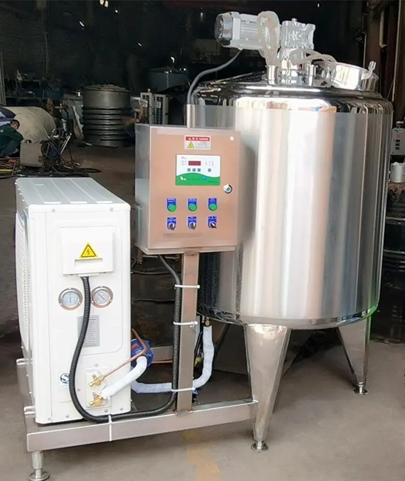 Bon Prix En Acier Inoxydable 1000 Litres Réservoir De Refroidissement Du Lait 1000L Lait Frais Réception Cuve De Stockage 1000 l Refroidisseur Réservoirs à Vendre - Réservoir de dégazage - foodmachtech
