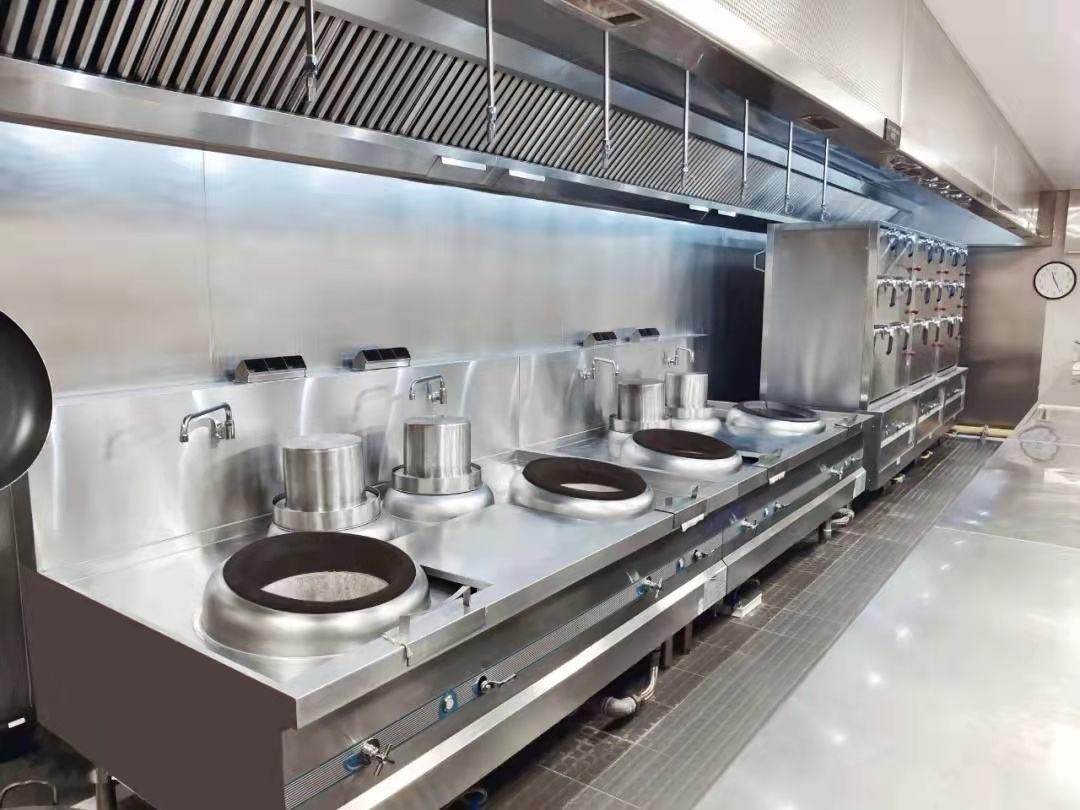 Fogão a gás na cozinha do restaurante