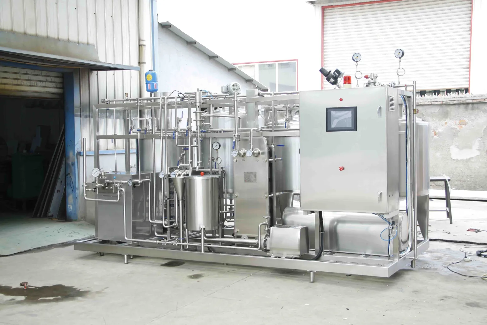 Línea de producción de leche ESL - Línea de producción de leche vegetal - foodmachtech