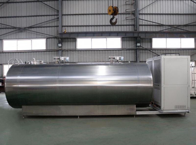 良好的价格不锈钢1000升牛奶冷却罐1000L新鲜牛奶接收储罐1000 l冷却器罐出售