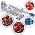 Línea de producción de salsa de tomate que hace la planta de producción de máquina Pasta de tomate semiautomática automática del proyecto completo - Línea de producción de pasta de tomate - foodmachtech
