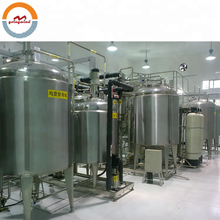 Bom Preço Automático Linha De Produção De Leite Equipamento Auto Completo 1000 2000 3000 5000 l Dairy Yogurt Processing Plant for Sale - Linha De Produção De Leite Vegetal - foodmachtech