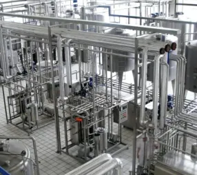 Linha De Produção De Leite ESL Planta De Equipamentos De Processamento De Laticínios Linha De Produção De Leite UHT