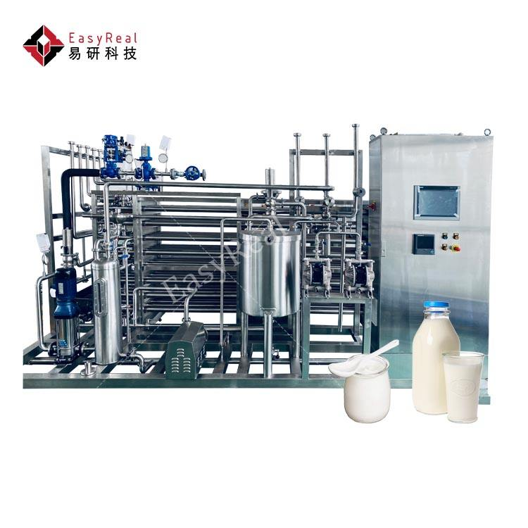 Línea condimentada estándar italiano de la planta de producción de leche de la máquina del tratamiento de la leche de UHT