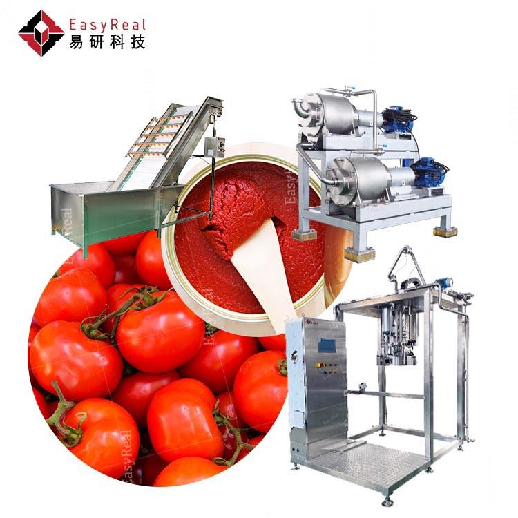 Automatic Semi-automatic Complete Project Tomato Paste Producing Line Sauce Ketchup Making Machine Production Plant