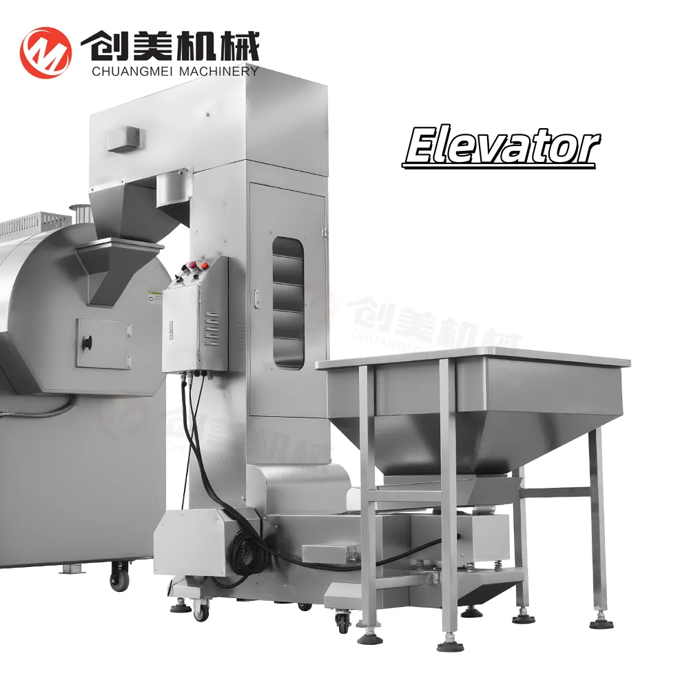High Capacity Automatic Puffed Snacks Food Production Line - Extruder - foodmachtech