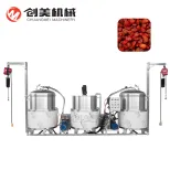 상업적인 말린 딸기 설탕 함침 기계 요리 주전자 설탕 담그기 - 설탕 끓는 단위 - foodmachtech