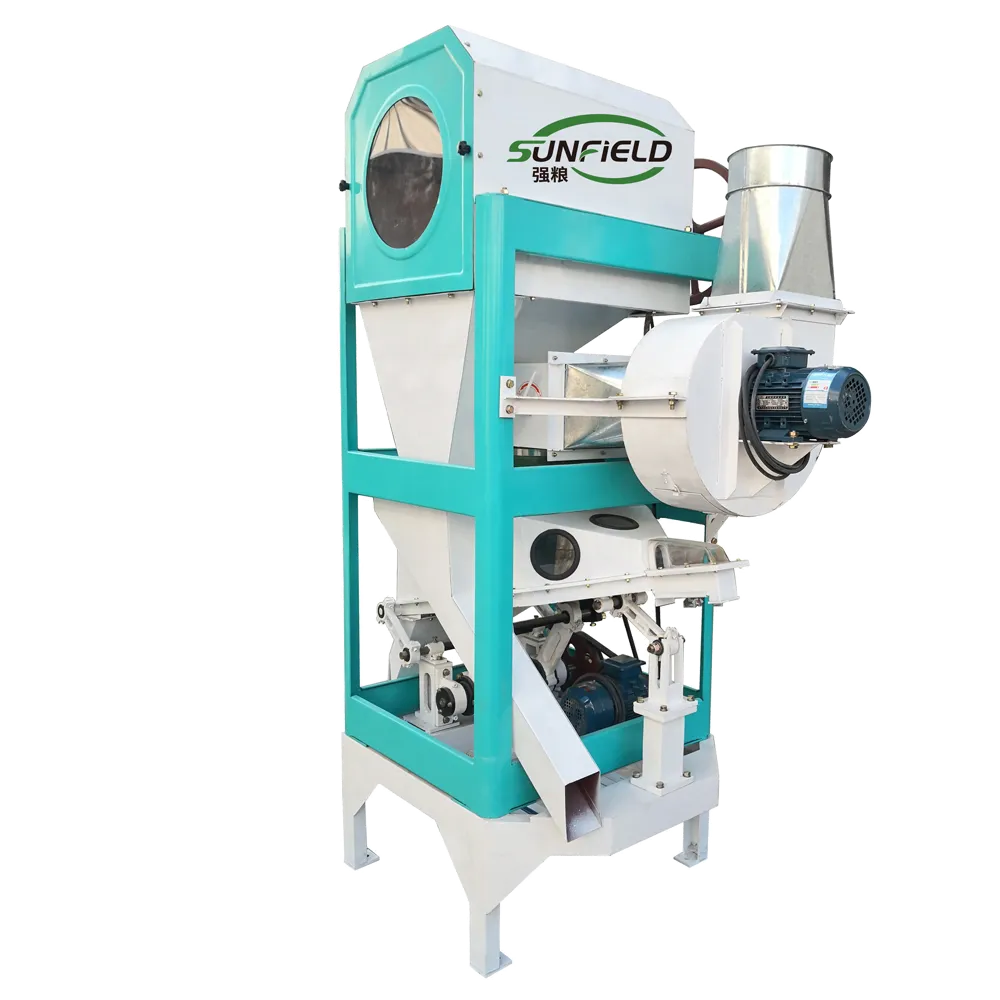 Arroz/paddy limpeza Destoner máquina para arroz moagem - Refrigerador grãos - foodmachtech