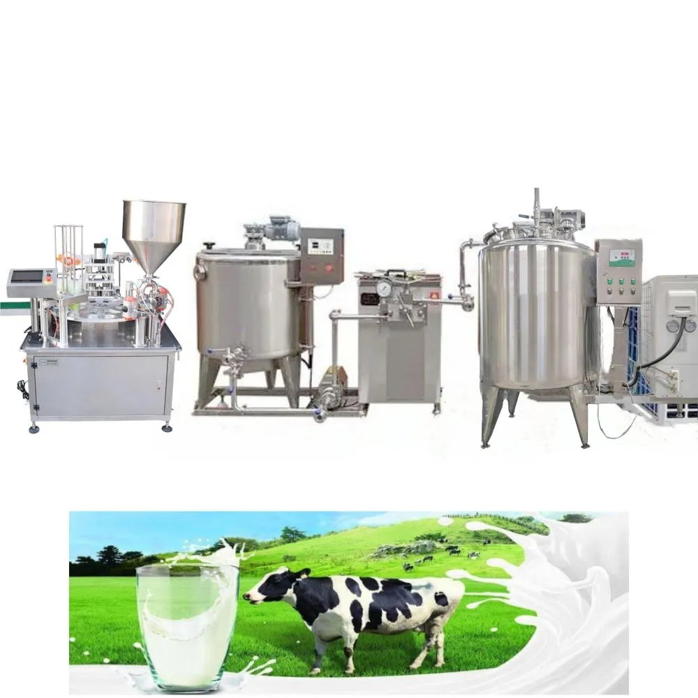 Precio de fábrica pequeña planta de yogur con sabor a leche línea de procesamiento de bebidas esterilizador de leche máquina pasteurizadora - Tanque de fermentación de yogur - foodmachtech