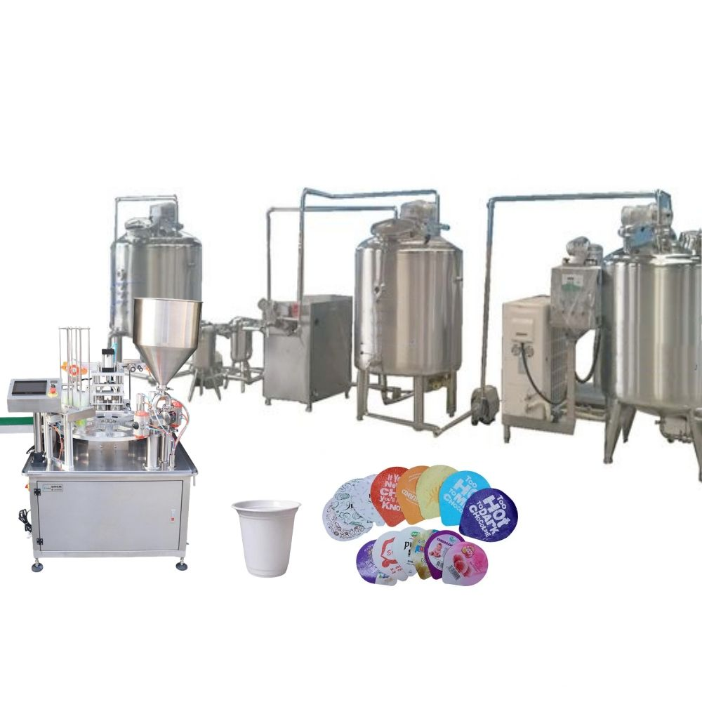 Máquina de fabricación de yogur de leche pasteurizada