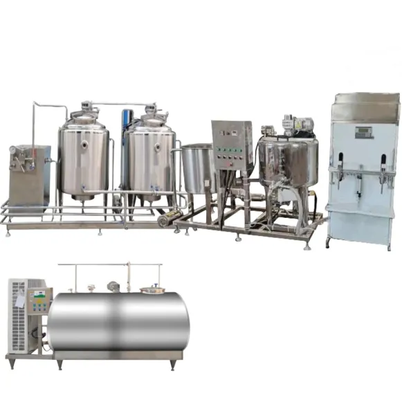 Linha De Produção De Iogurte Totalmente Automática Linha De Processamento Completa Para Queijo De Iogurte De Leite Pasteurizado