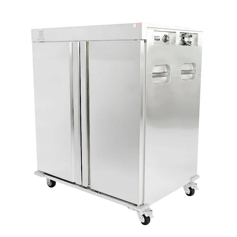22-Tray à la verticale Hot Food Holding Cabinet de banquet mobile en acier inoxydable Chariot électrique chauffe-plats pour les services - Cabinet de cuisson à la vapeur - foodmachtech