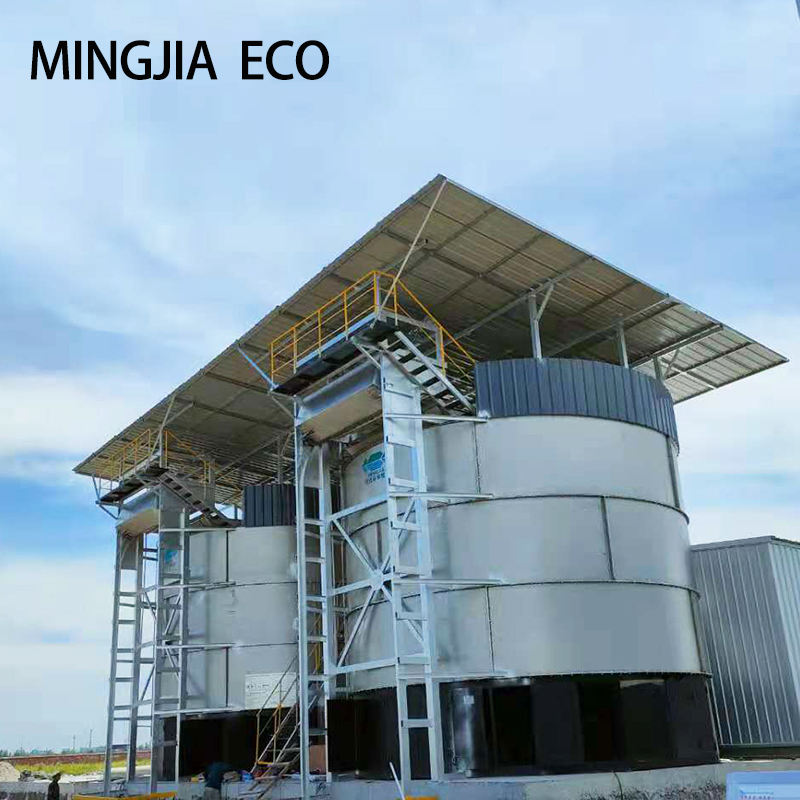 Producción de fertilizantes orgánicos de baja energía a gran escala Sistema de fermentación de estiércol industrial