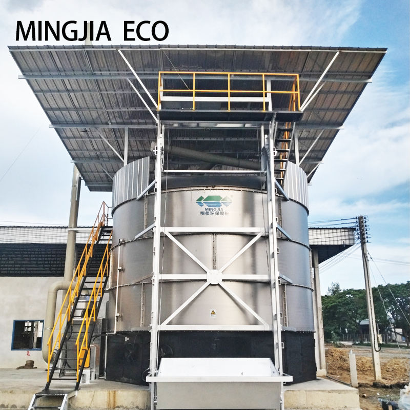 Fermentador de fertilizantes orgánicos de gran capacidad y ahorro de energía para aves de corral y estiércol de ganado