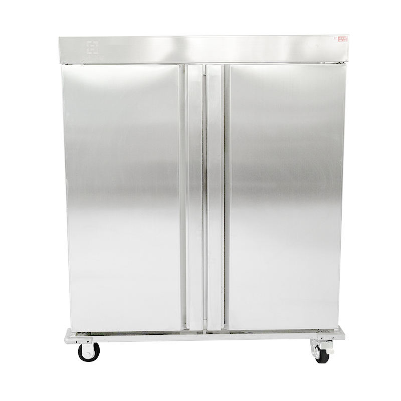 22-Tray Vertical Hot Food Holding Cabinet Aço Inoxidável Mobile Banquet Trolley Aquecedor Elétrico de Alimentos para Serviços