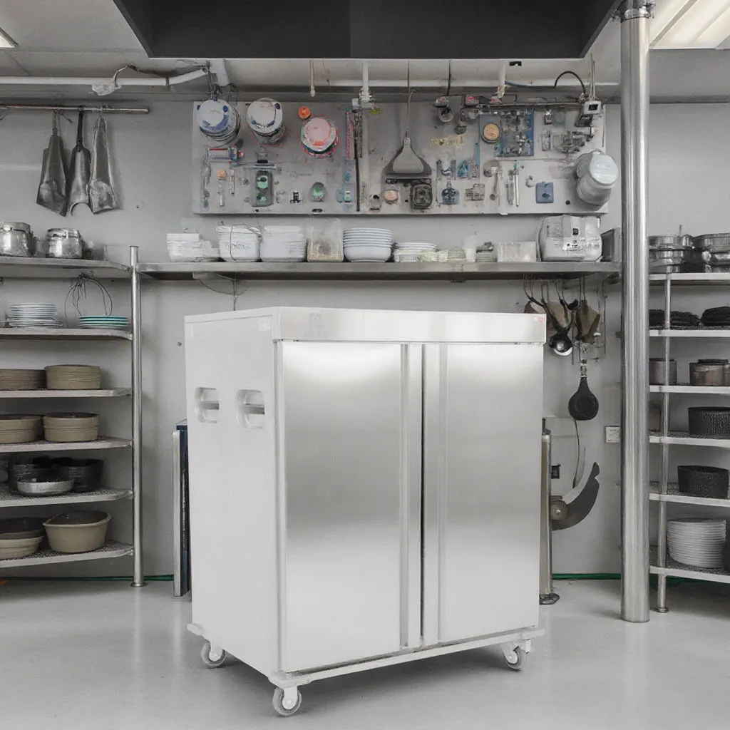 22-Tray à la verticale Hot Food Holding Cabinet de banquet mobile en acier inoxydable Chariot électrique chauffe-plats pour les services - Cabinet de cuisson à la vapeur - foodmachtech