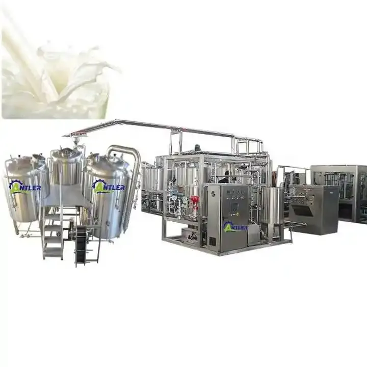 1000L/H pasteurizó la cadena de producción de leche evaporada de la máquina de proceso del yogur de la leche - Tanque de fermentación de yogur - foodmachtech