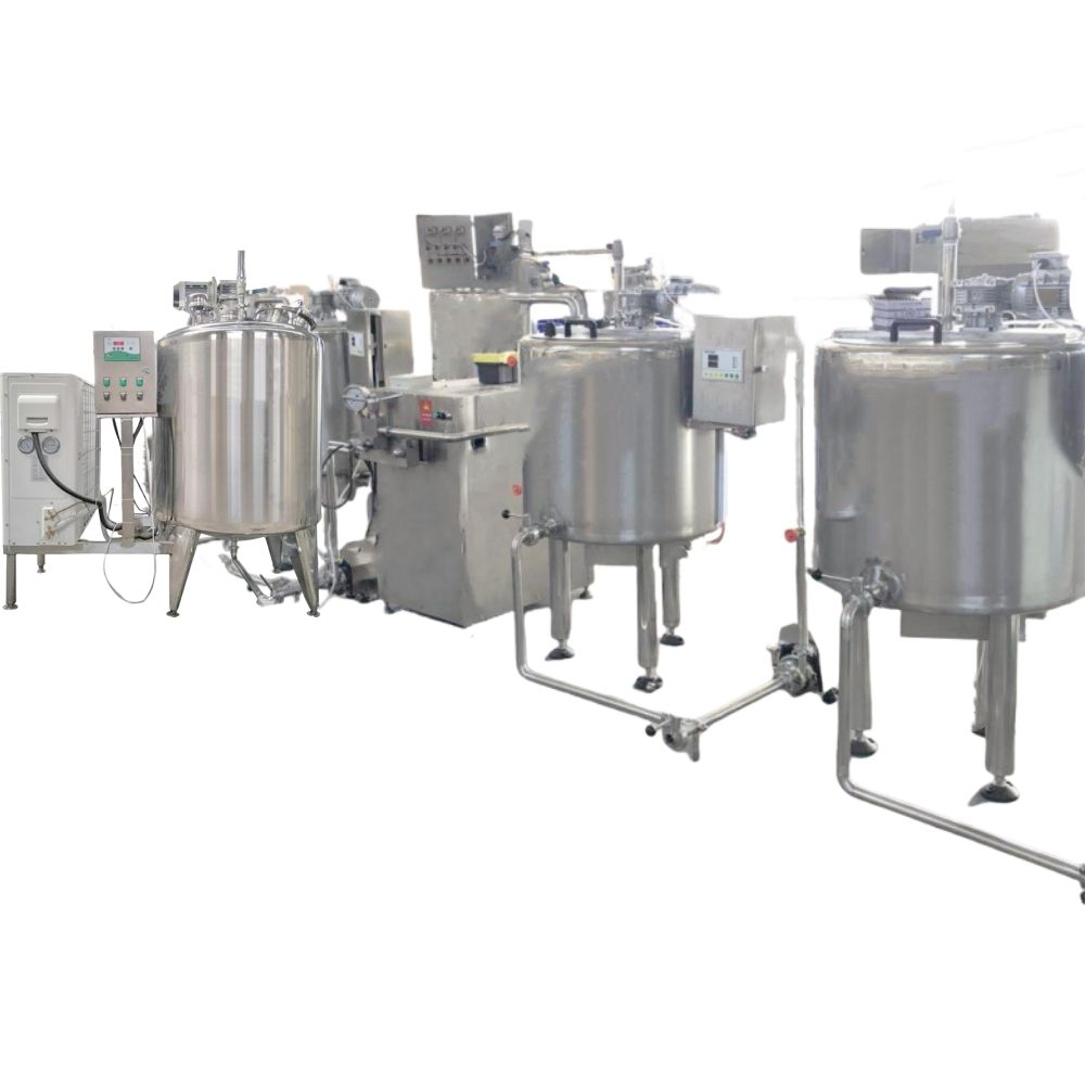 Mini planta lechera pequeña máquina de fermentación de pasteurización de leche yogur griego que hace el equipo