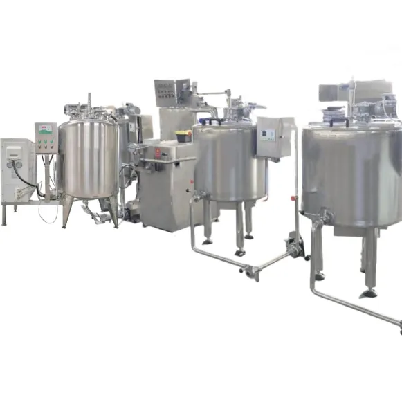 Mini Dairy Plant Pequeno Leite Pasteurização Fermentação Máquina De Iogurte Grego Fazendo Equipamentos