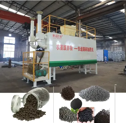Máquina de abono de residuos animales Máquina de abono de estiercol de pollo con alta eficiencia - Granulador de Fertilizantes Orgánicos - foodmachtech