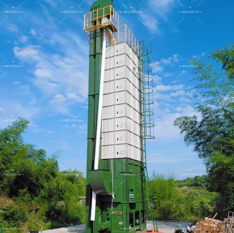 Rifornimento all'ingrosso dell'essiccatore industriale di grano di vendita calda con la prestazione stabile per l'Africa - Dispositivo di raffreddamento del grano - foodmachtech