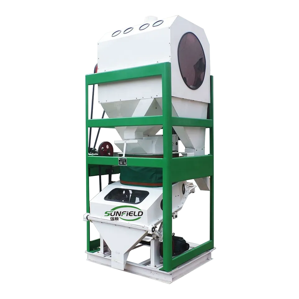 Arroz/paddy limpeza Destoner máquina para arroz moagem - Refrigerador grãos - foodmachtech