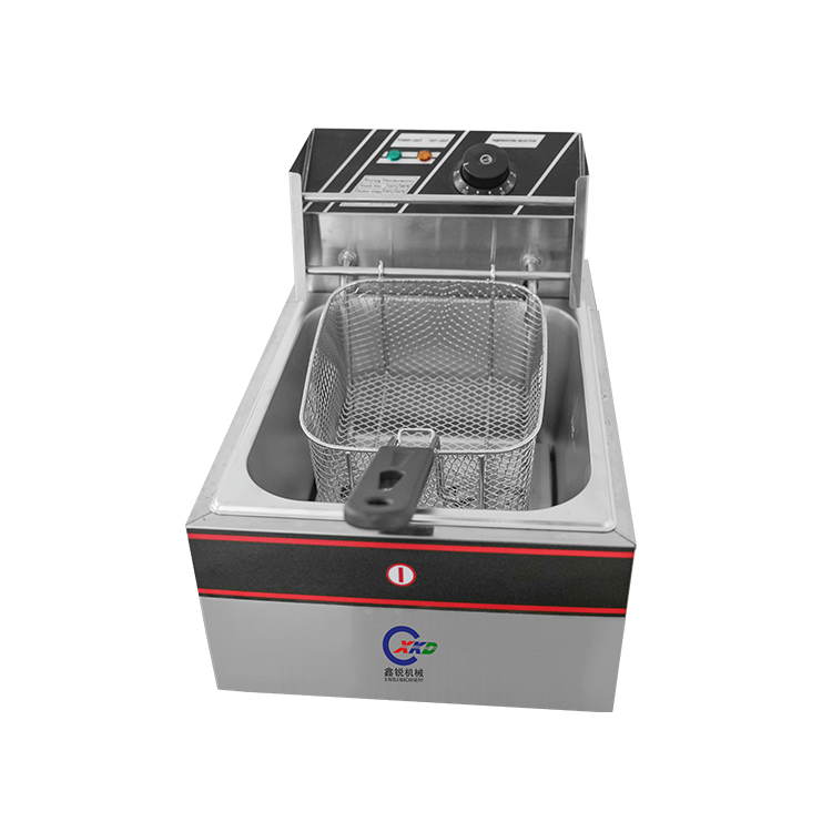Single-cylinder single-sieve Electric deep fryer with thick oil basin ...