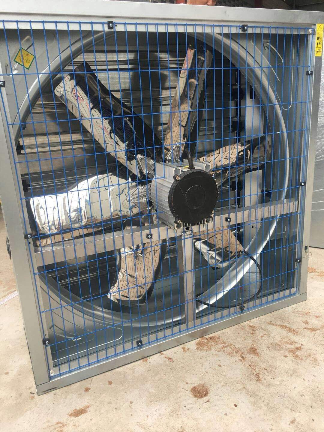 Ventilador de escape industrial de caja de montaje en pared de 40 pulgadas para granja avícola