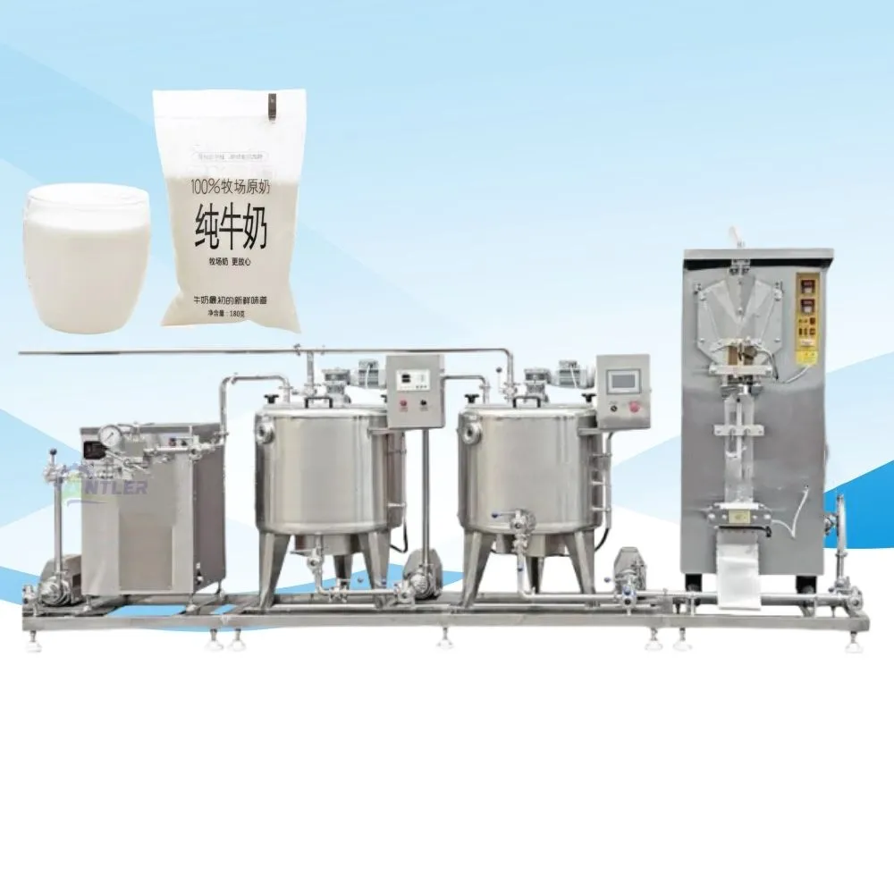 Small Scale Pasteurized Milk Yogurt Production Line 200L/H Yogurt Processing and Filling Machine - Yogurt Fermentation Tank - foodmachtech