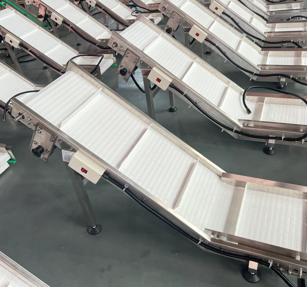 Transport Conveyor Belt Inclined Modular Conveyor Belt for Food&fruit Manufacture - Belt Conveyor - foodmachtech