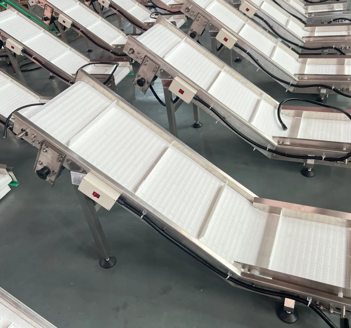 Transport Conveyor Belt Inclined Modular Conveyor Belt for Food&fruit Manufacture - Belt Conveyor - foodmachtech