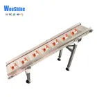 Inclined Finish Product Output Conveyor Elevator Modular Climbing Inclined PVC Conveyor for Packing Production Line - Belt Conveyor - foodmachtech