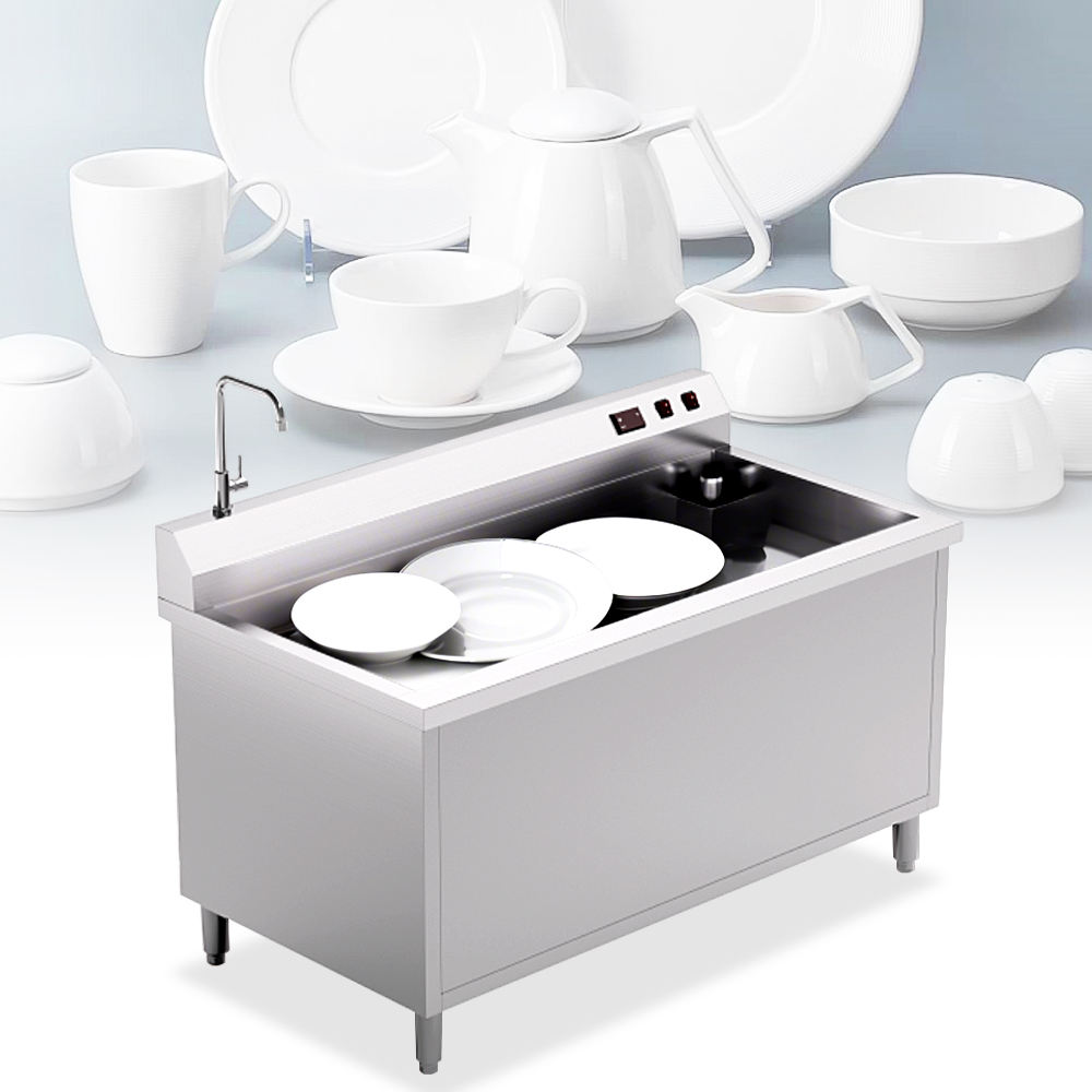 Máquina De Lava-louças De Aço Inoxidável com Circulação De Água Elétrica Comercial Industrial Bubble Pool Lava-louças para Pia De Cozinha