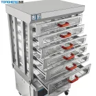 Hamburger Fried Chicken Warmer Drawers Cabinet Chips Warming Showcase - Display Case - foodmachtech