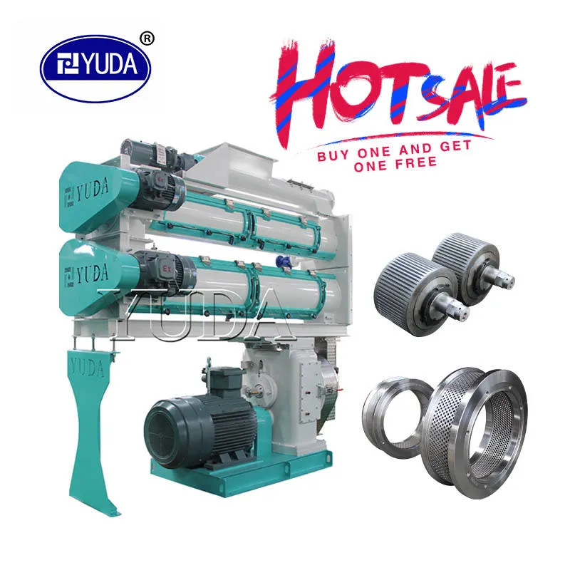 Animal Feed Pellet Machine 55kw Ring Die Animal Pellet Making Machine Fertilizer Pellet Making Machine para Pig e Chicken Feed - Linha Produção Pellet Feed - foodmachtech