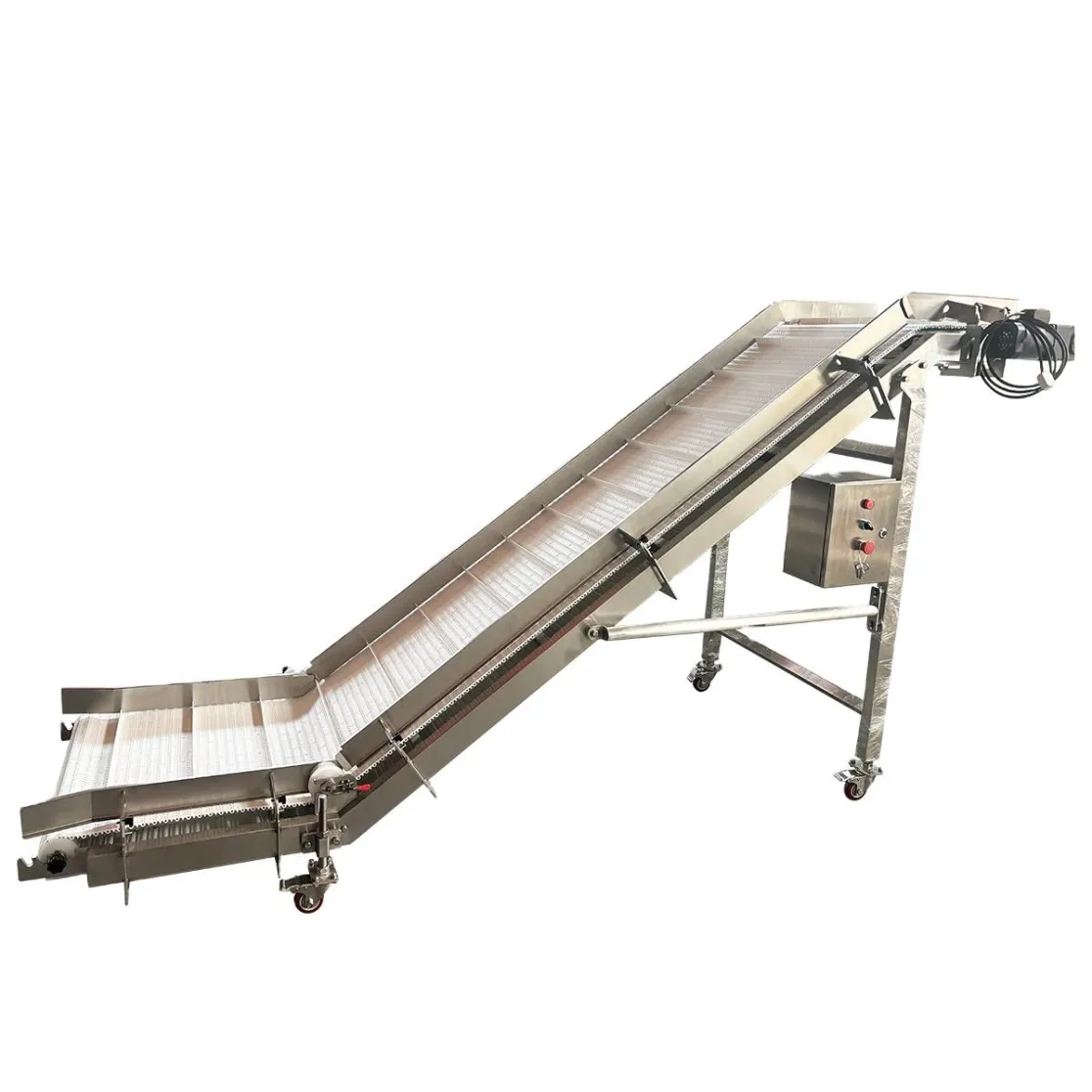 Transport Conveyor Belt Inclined Modular Conveyor Belt for Food&fruit Manufacture - Belt Conveyor - foodmachtech