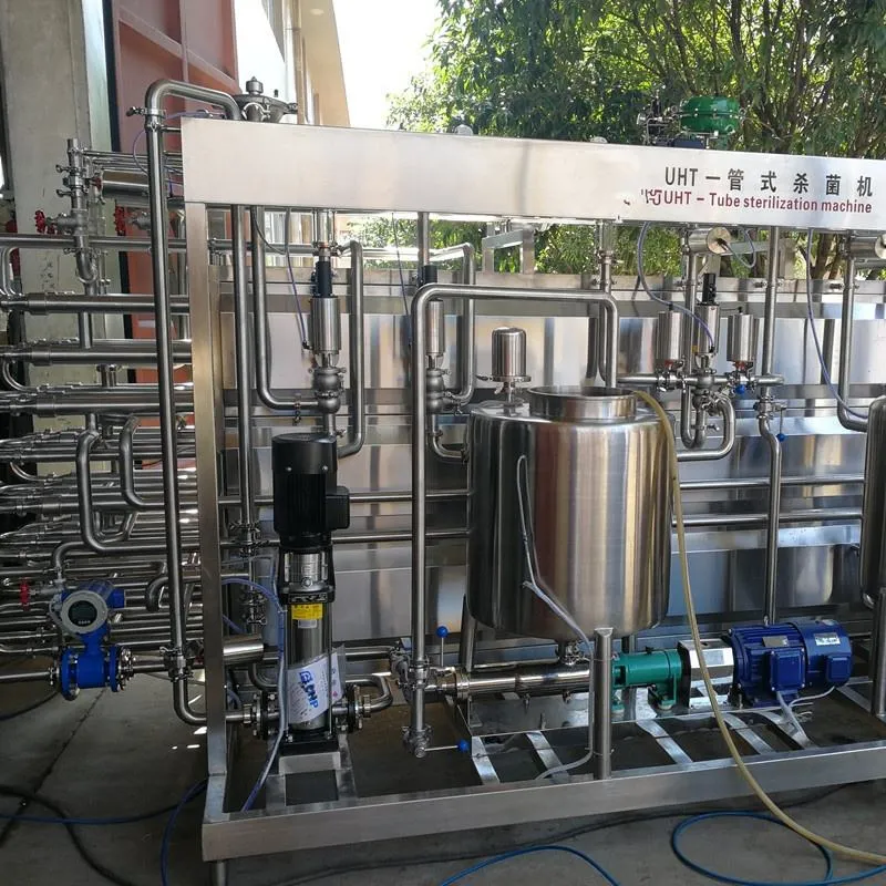 UHT Sterilizer Machine Tube Type Beverage Pasteurizer for Food Processing for Milk Juice Other Liquids - Sterilizer - foodmachtech