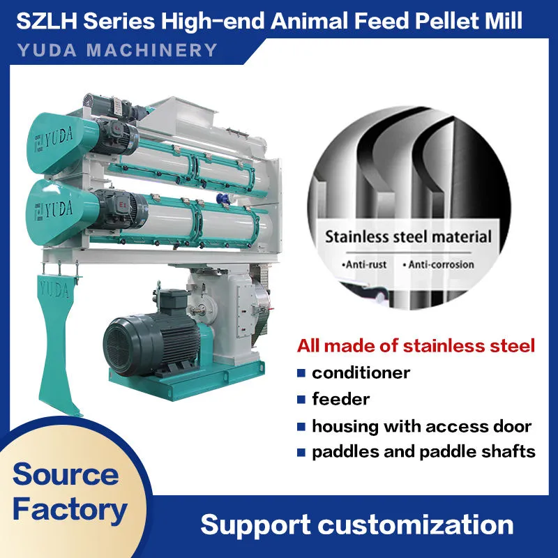 Gado Alimenta Pelletizador Produção Animal Máquina Pellet Peixe - Linha Produção Pellet Feed - foodmachtech