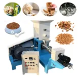 Fábrica Atacado 500 kg/h Peixe Feed Pellet Machine Peixe Feed Pellets Food Processing Machine - Linha Produção Pellet Feed - foodmachtech